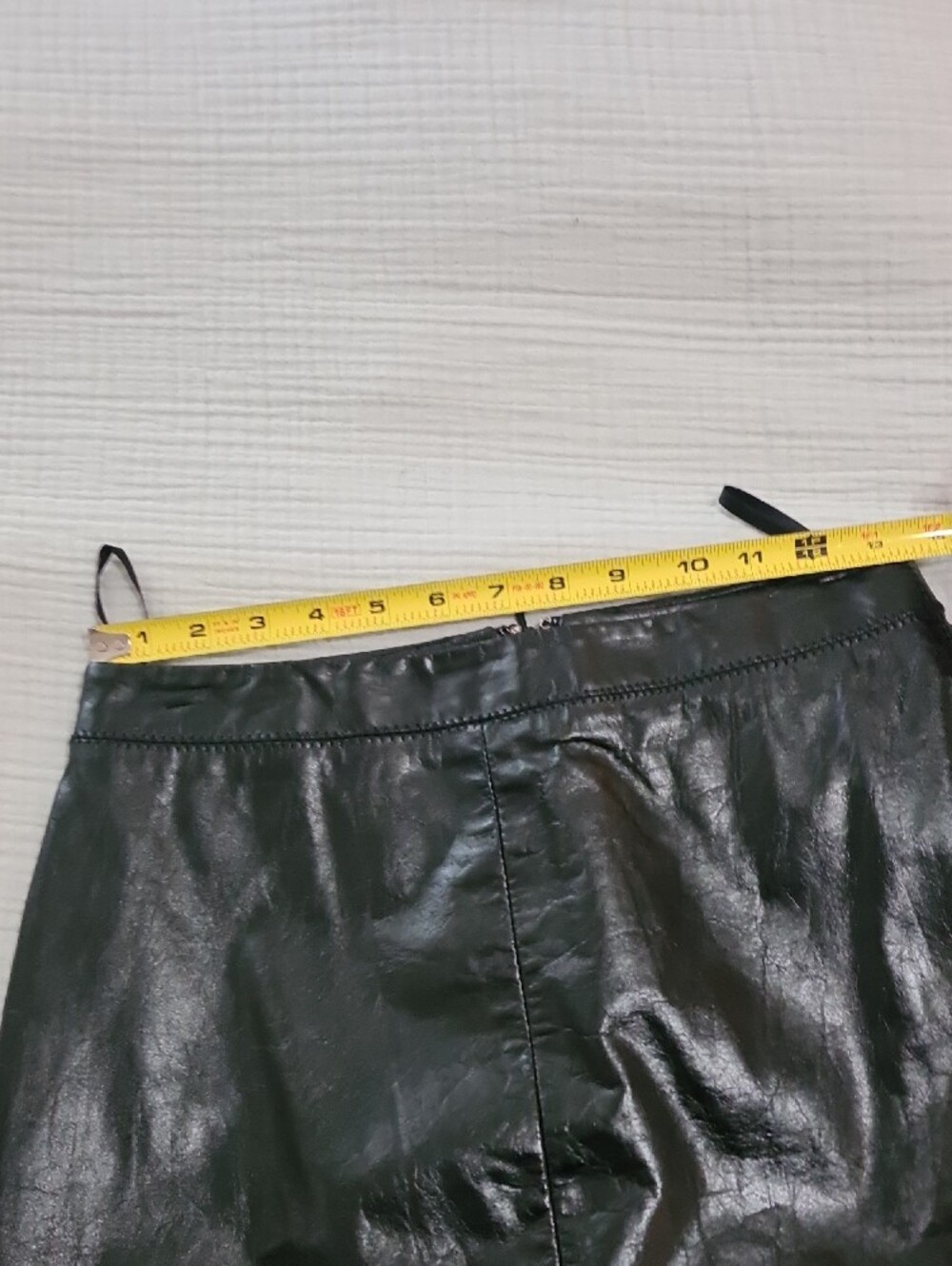 Gap - Y2k Leather Midi A-Line Skirt - Picture 4 of 6